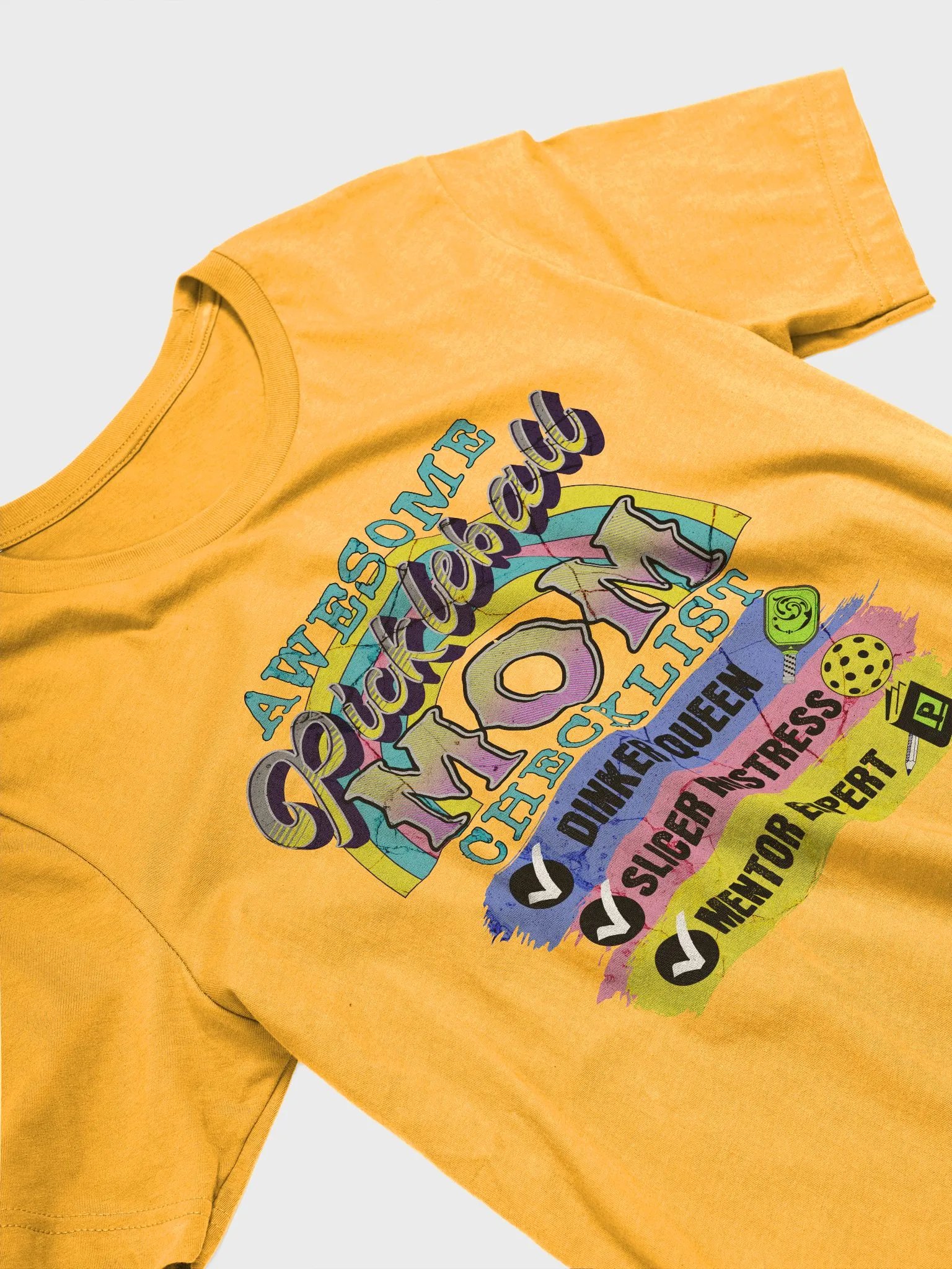 Mom Checklist Pickleball Tee product image (2)