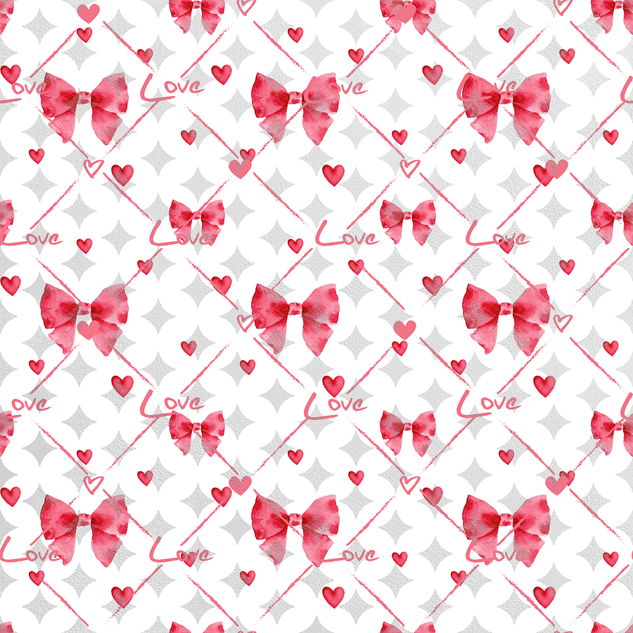 Scattered Love Seamless Valentines Pattern product image (1)