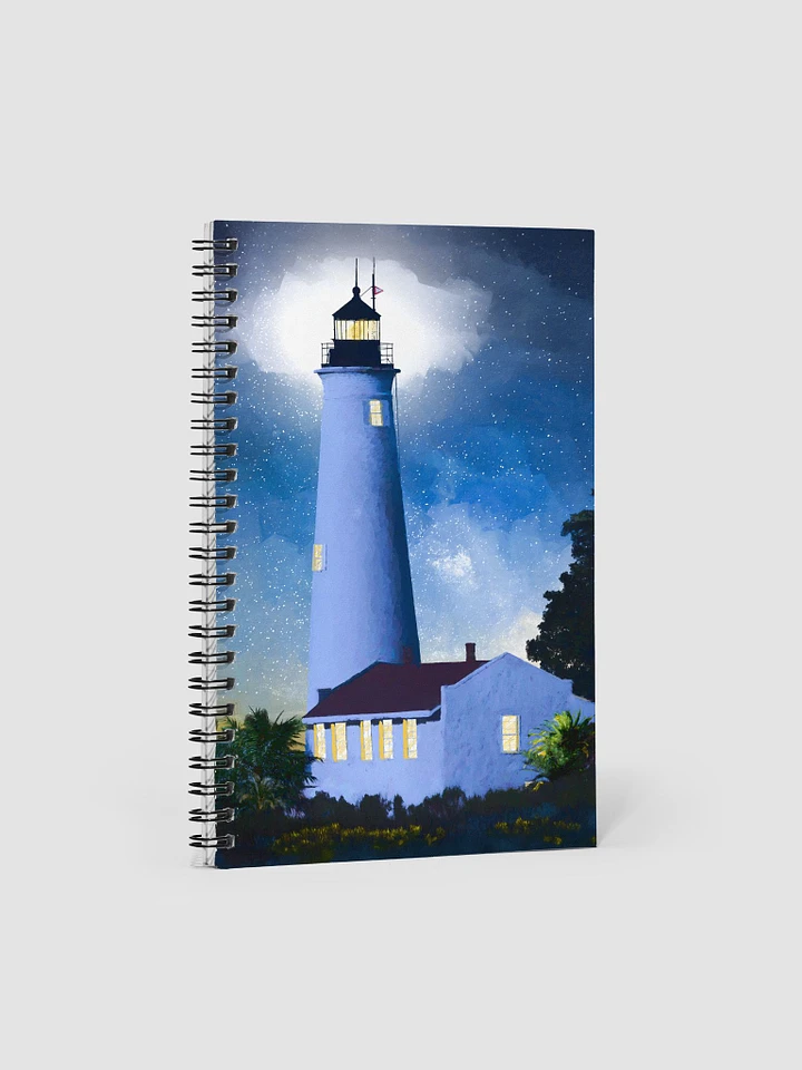 Historic St Marks Lighthouse – Florida Spiral Notebook product image (1)