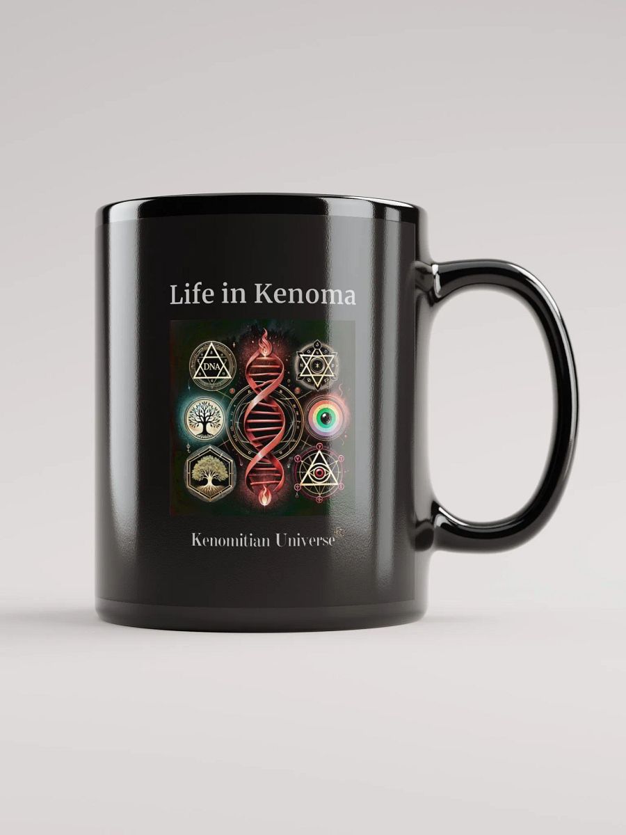 Life in Kenoma | Black Glossy Mug product image (1)