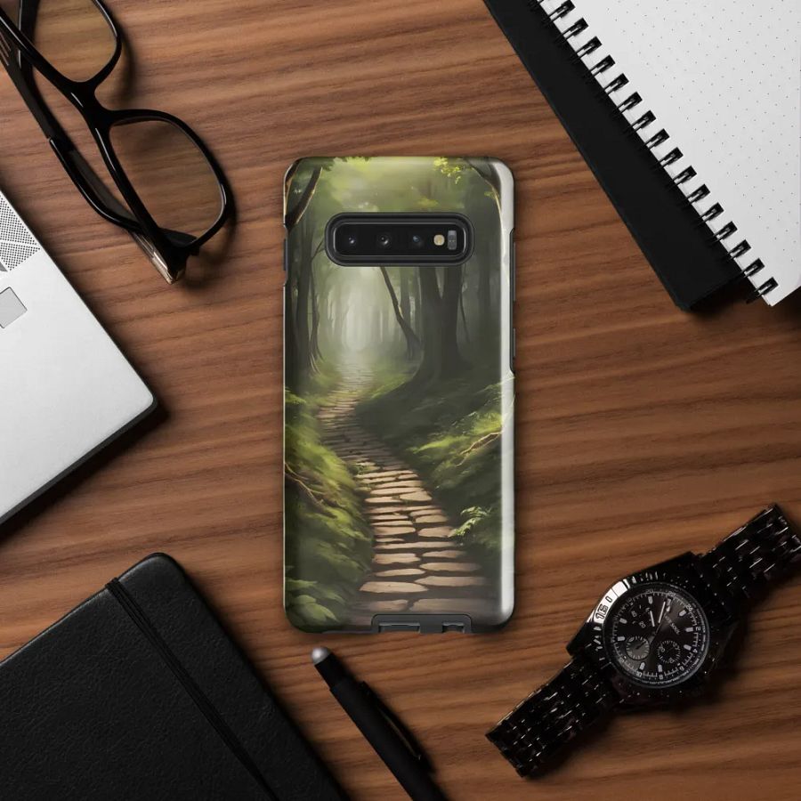 Woodland Stepping Stone Path Samsung Galaxy Case product image (12)