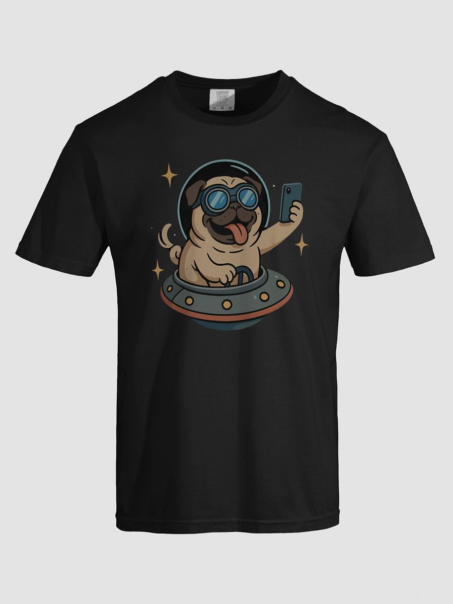 Pug in The Space T-Shirt product image (22)