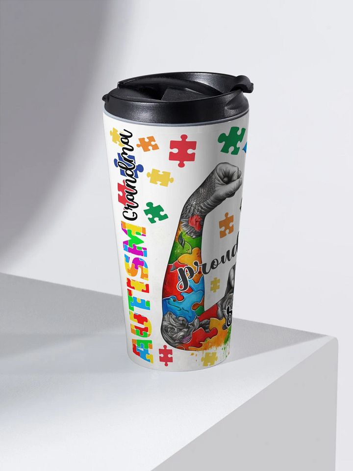 Proud Grandma Autism Steel Mug product image (2)