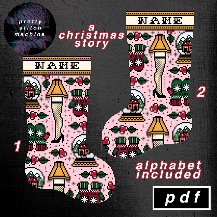'A Christmas Story' Christmas Stocking Pattern product image (1)