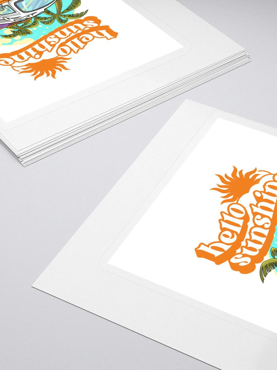 Hello Sunshine Van - Kiss Cut Stickers product image (4)