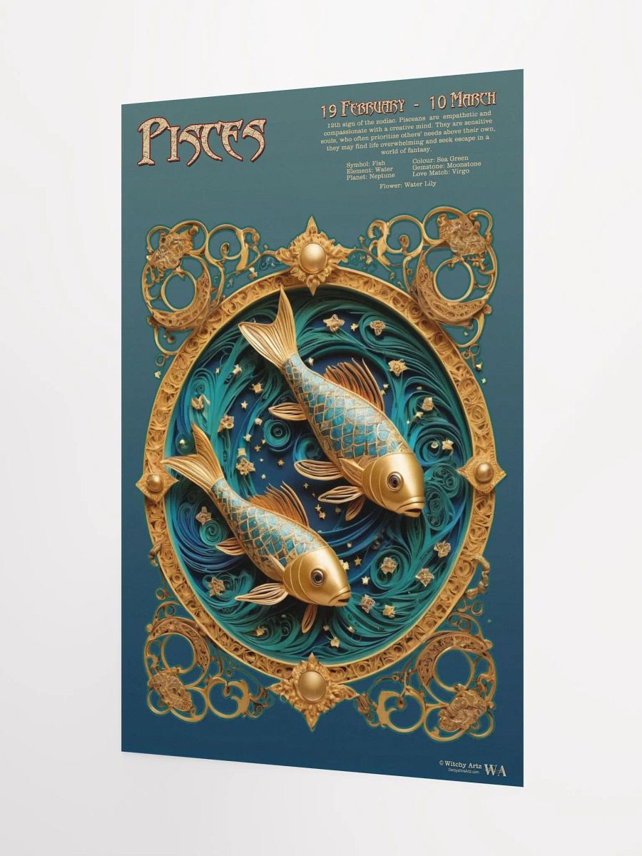 Western Zodiac Poster - PISCES product image (3)