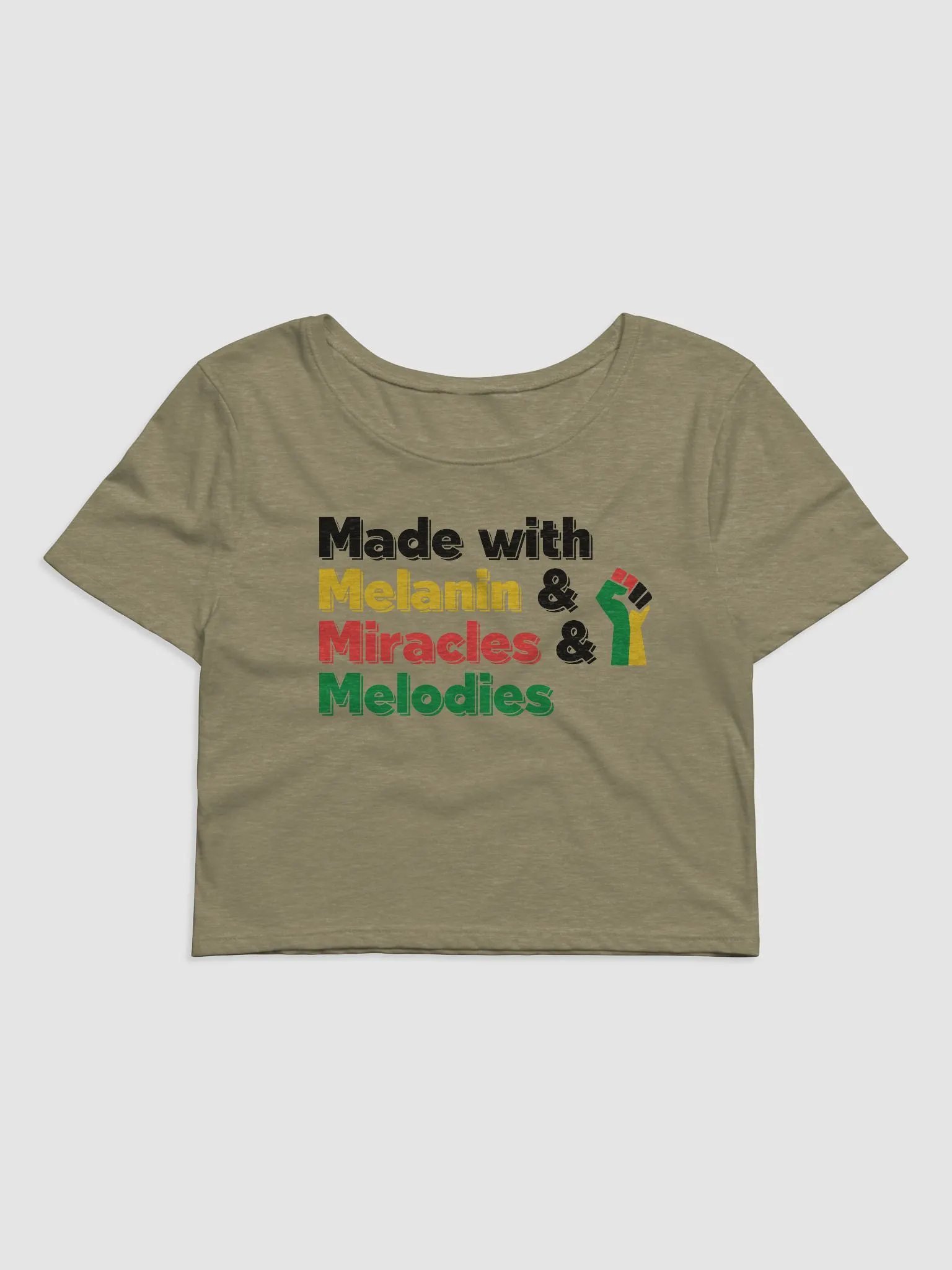 Melanin Miracles Crop Tee product image (2)