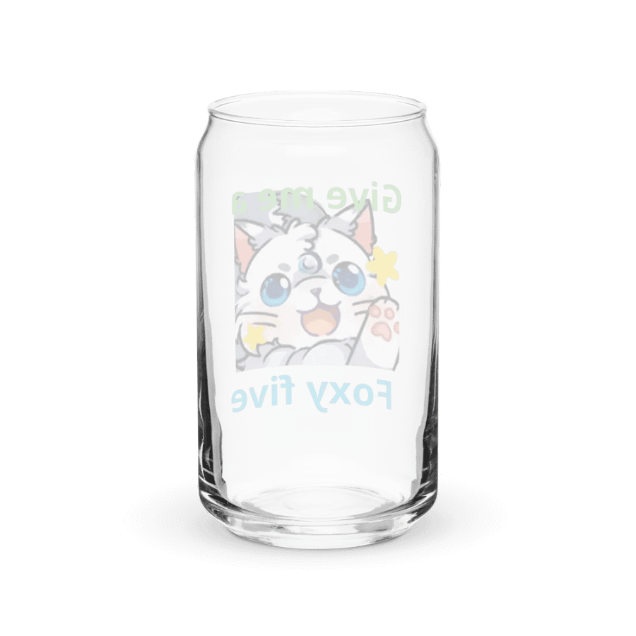 Foxy High-Five Can-Shaped Glass product image (38)