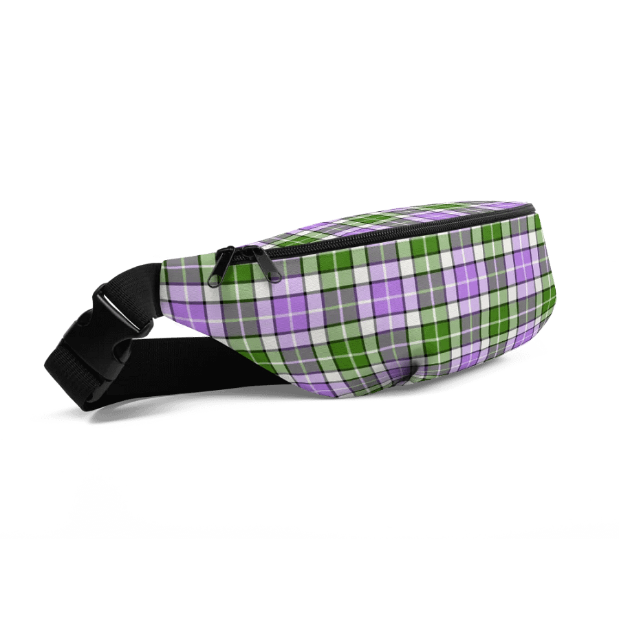 Lavender and Green Plaid Fanny Pack product image (3)