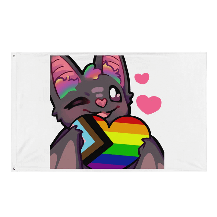 Pride Love Bat Flag product image (1)