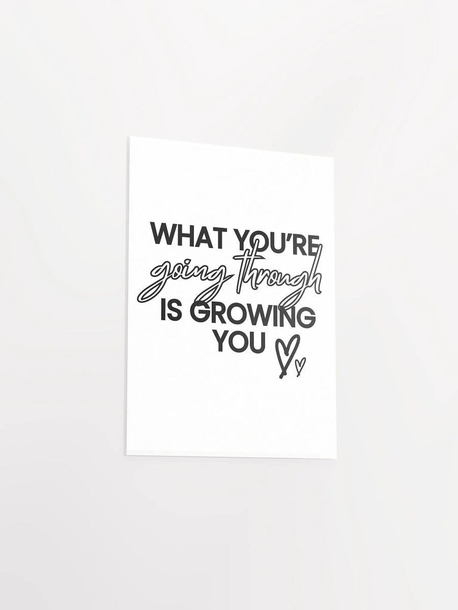 Wall Art 'What You're Going Through' Motivational Poster product image (6)