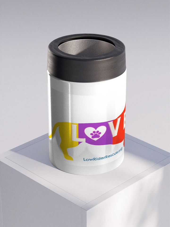 Stainless Steel Koozie - Low Rider Dachshund LOVE product image (1)