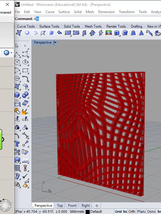 Grid Distortion Design Grasshopper Rhino Files Download product image (2)