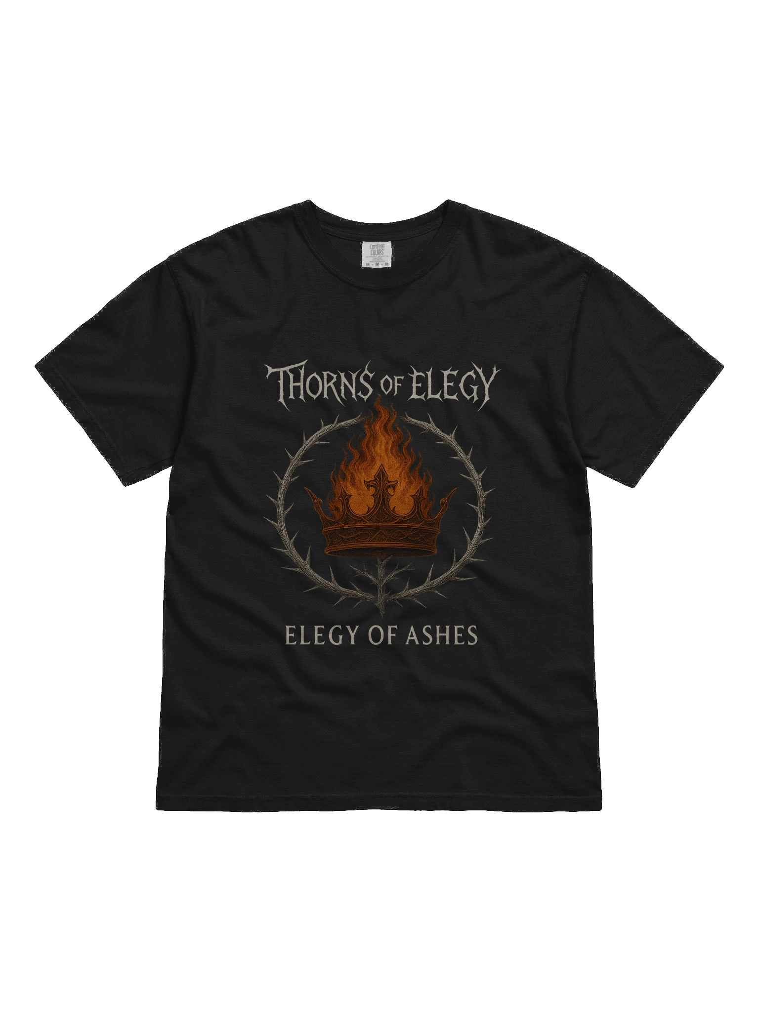 Thorns of Elegy – Elegy of Ashes Crown Tee product image (1)