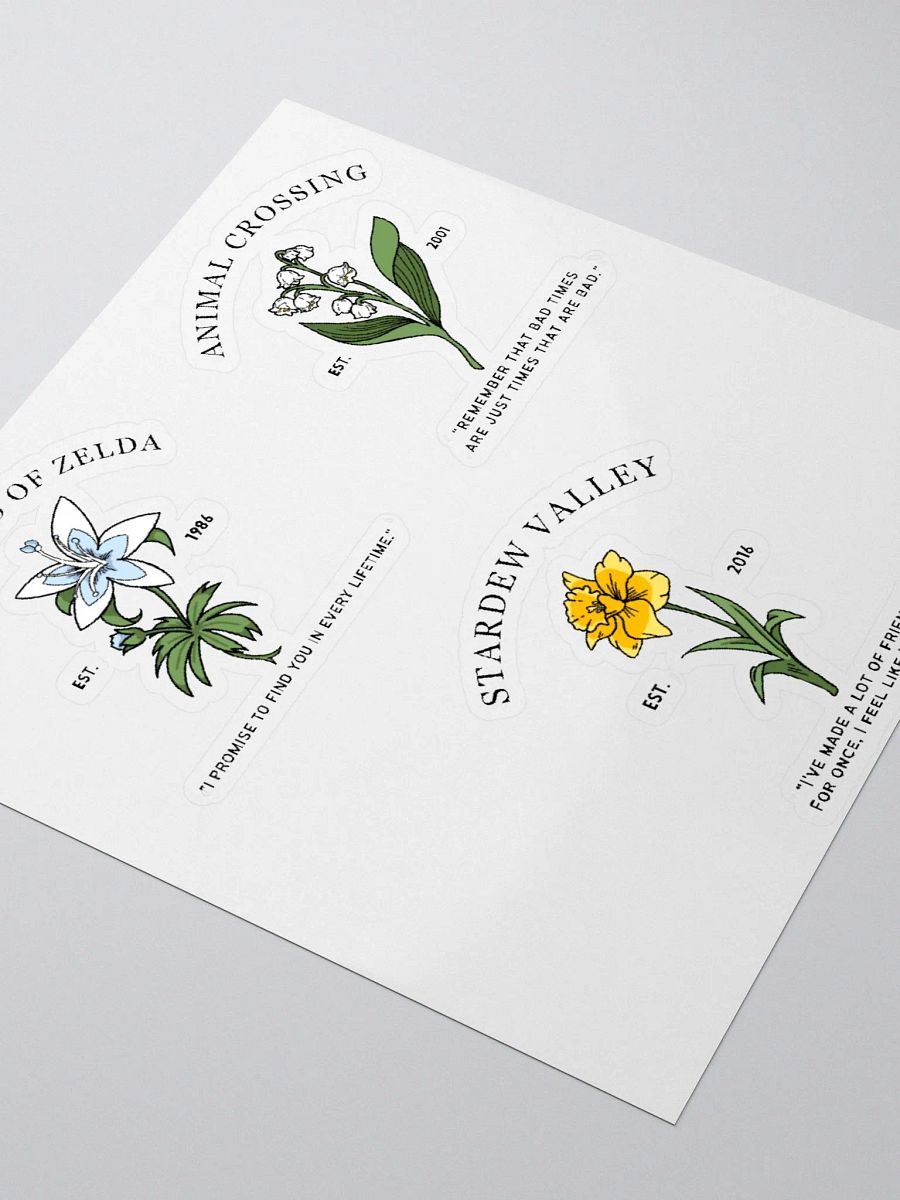 Video Game Flowers | Stickers product image (3)