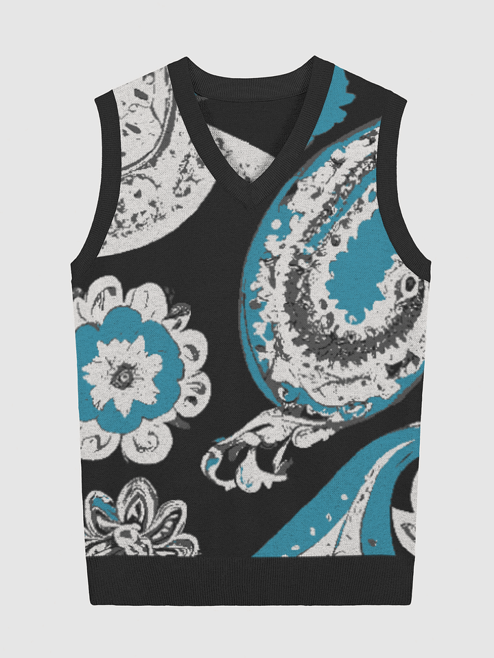 Paisley Dream Knitted V-Neck Vest (Exclusive) product image (1)