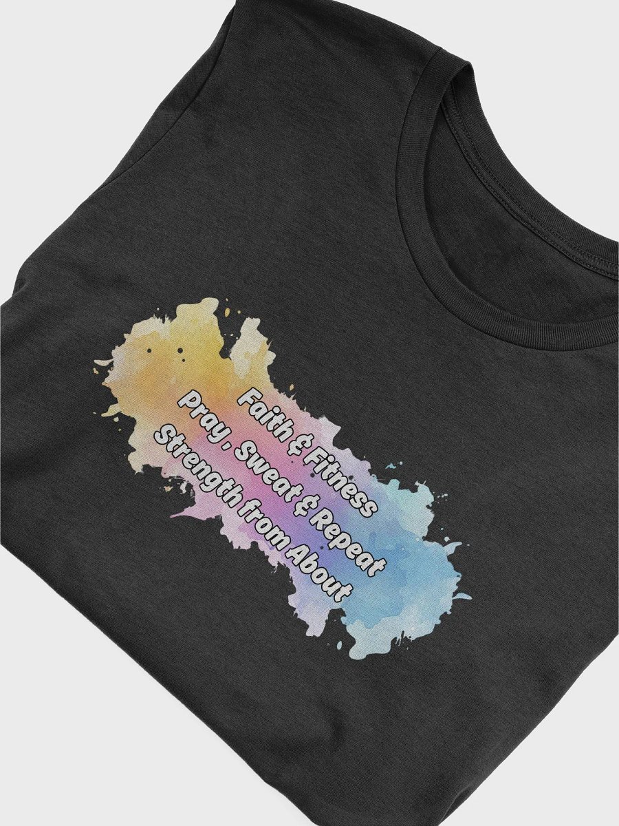 Faith & Fitness Christian Workout - Pray, Sweat & Repeat T-Shirt product image (27)