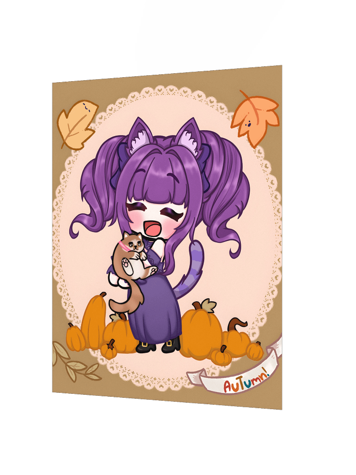 Dahlia and Rose Autumn Poster product image (2)