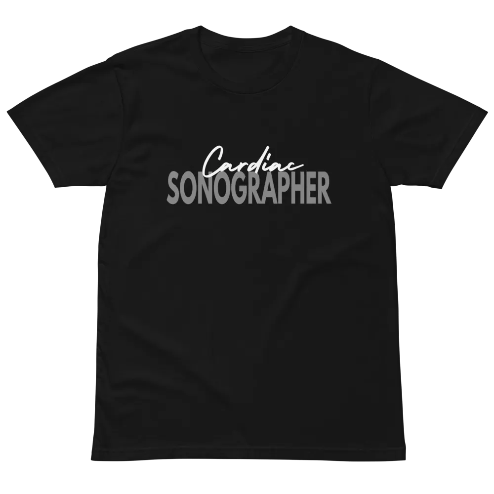 Cardiac Sonographer Technologist Unisex Premium T-Shirt product image (2)