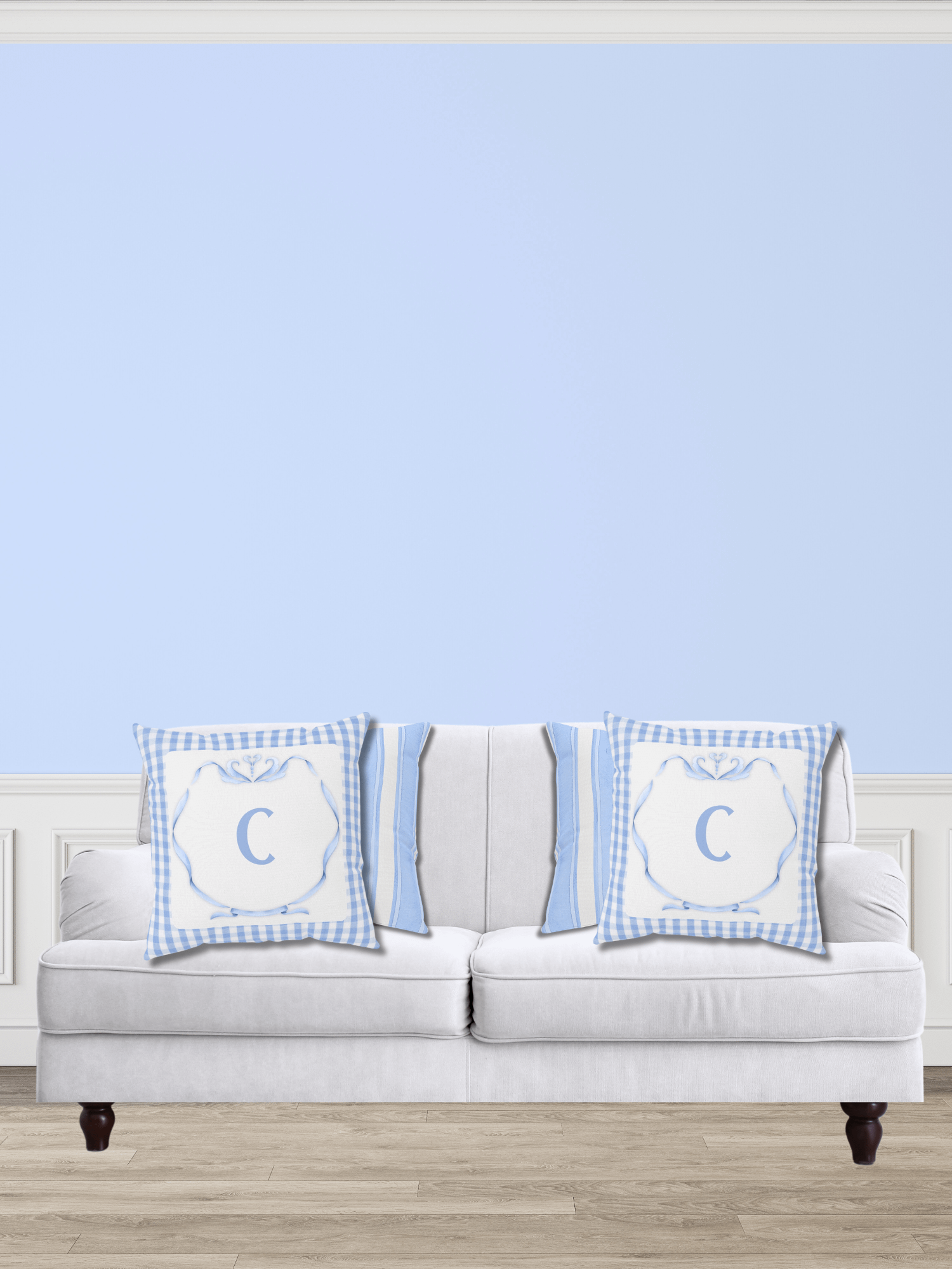 Blue Preppy Charm Pillow C product image (12)