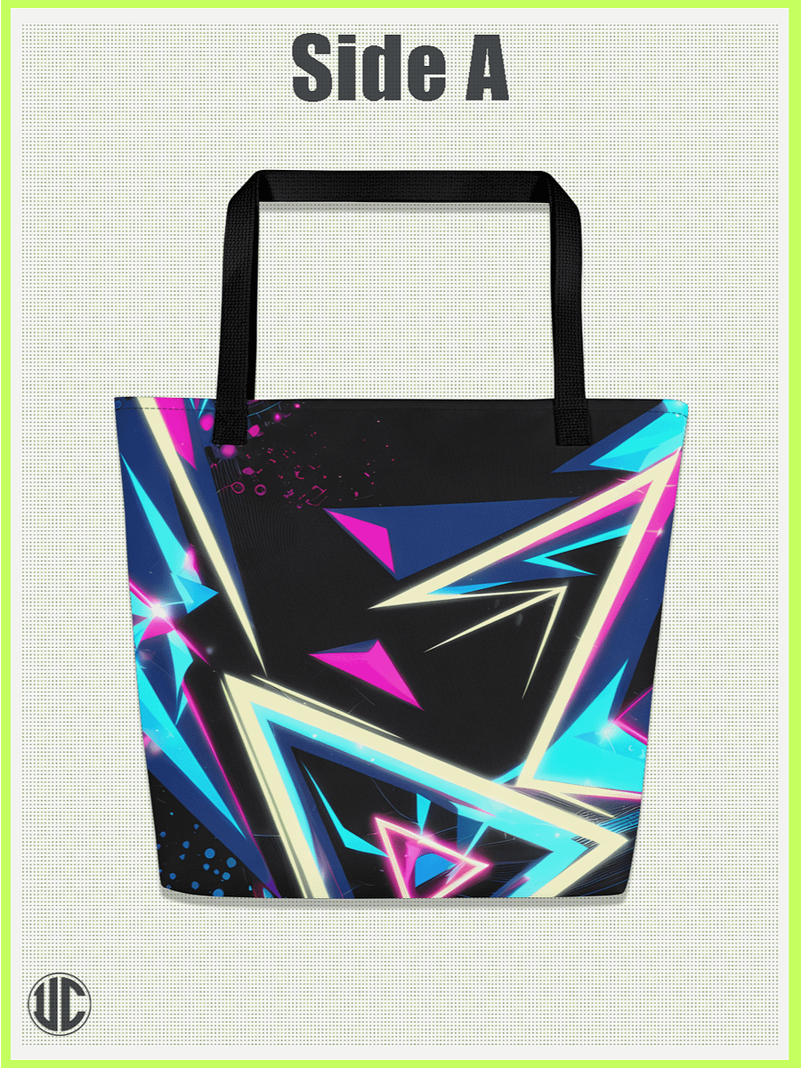 UnkoCon – Electric '80s Neon Tote Bag product image (1)