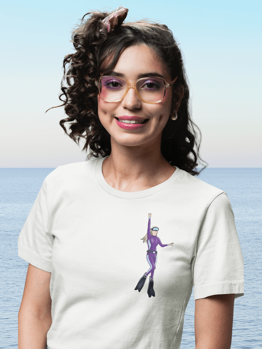 Oceanic Spirit: Free Diver Girl T-Shirt product image (1)