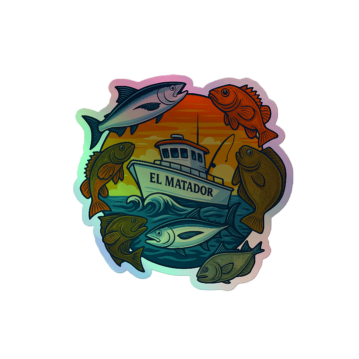 Holographic Fish Sticker product image (2)