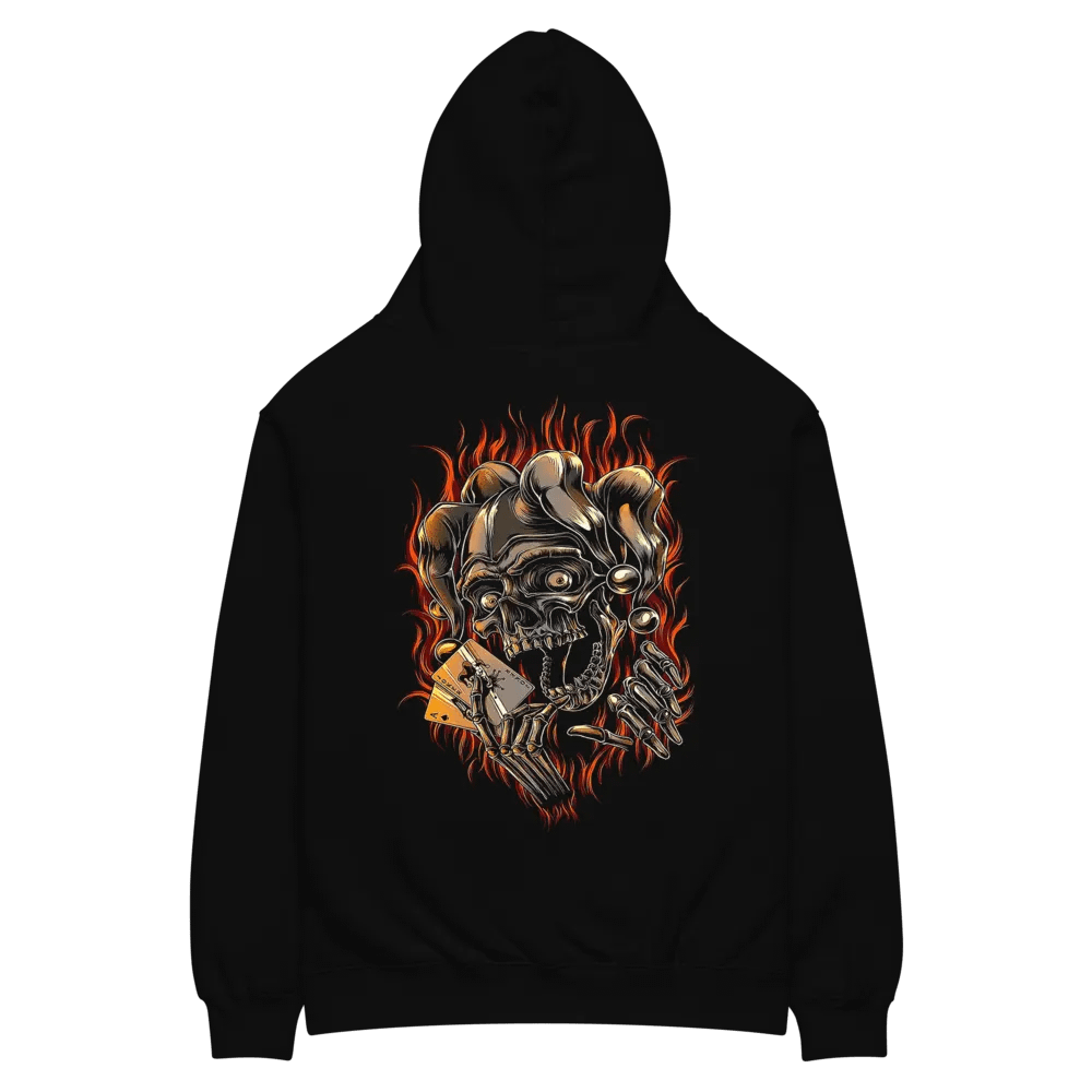 Mystic Jester Oversized Hoodie | Bold & Comfortable Streetwear Pullover product image (2)