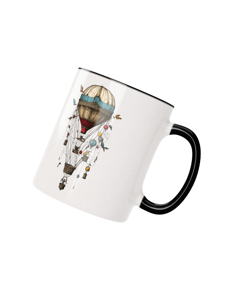 Whimsical Hot Air Balloon Ceramic Mug product image (9)