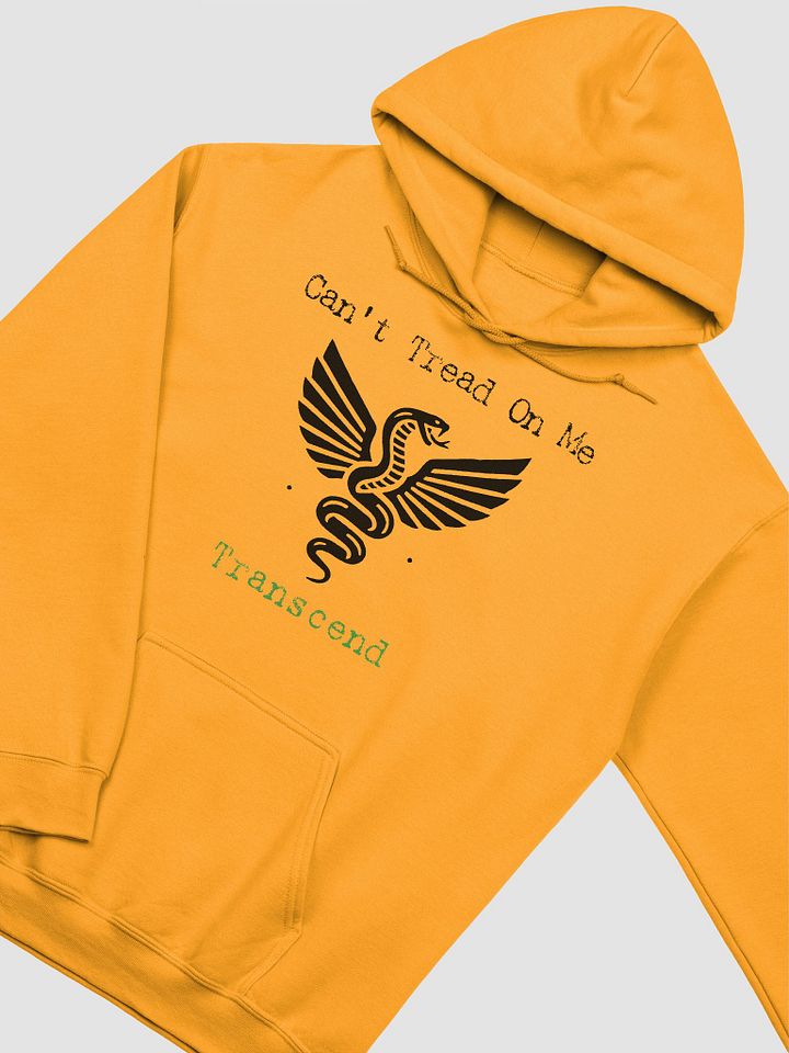 Can't Tread On Me Transcend (Black on Gold) Hoodie product image (2)