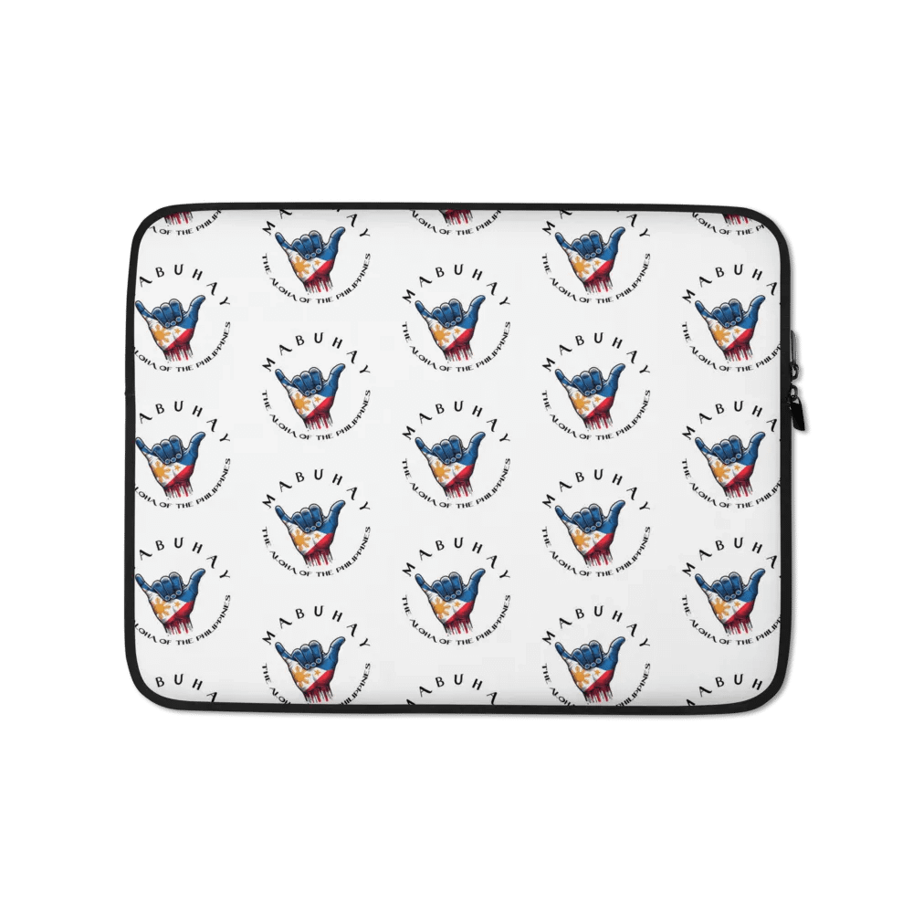 MABUHAY THE ALOHA OF THE PHILIPPINES LAPTOP SLEEVE - SHAKA HANG LOOSE VIBES FOR YOUR TECH product image (1)
