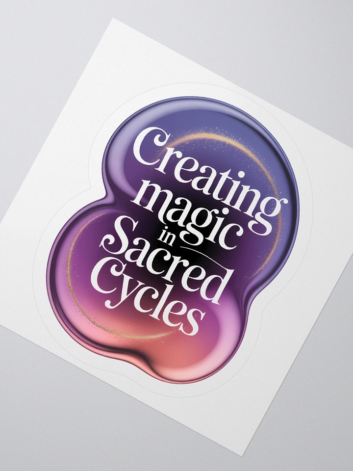 Sacred Cycles Human Design Reflector Sticker product image (5)