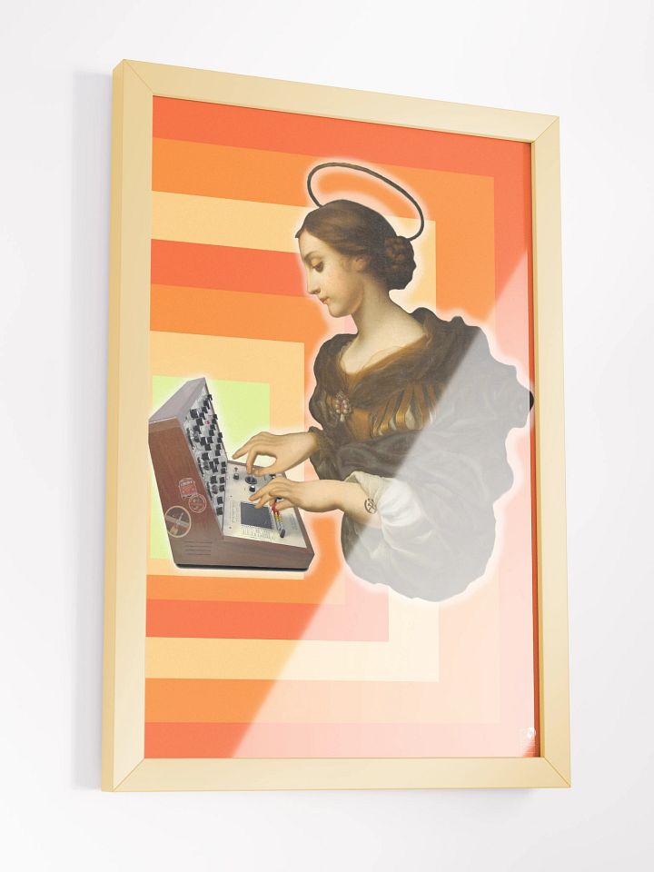St Synthi Cecilia, The Putney (VCS 3) by Frank Fonik, Techno EDM Framed High Quality Matte Poster product image (1)
