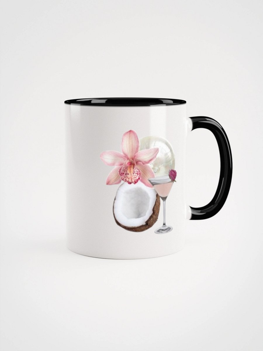 flower and coconut design mug product image (1)