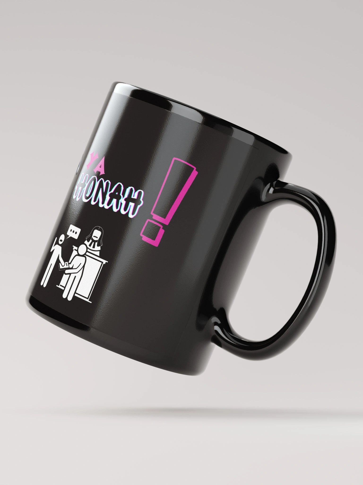 YA HONAH! (YOUR HONOR) BLACK COFFEE MUG product image (4)