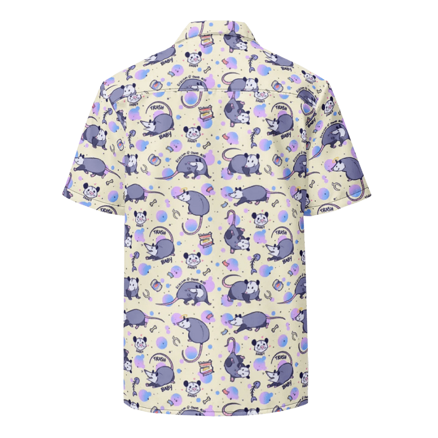 Trash Baby Opossums Button Down product image (2)
