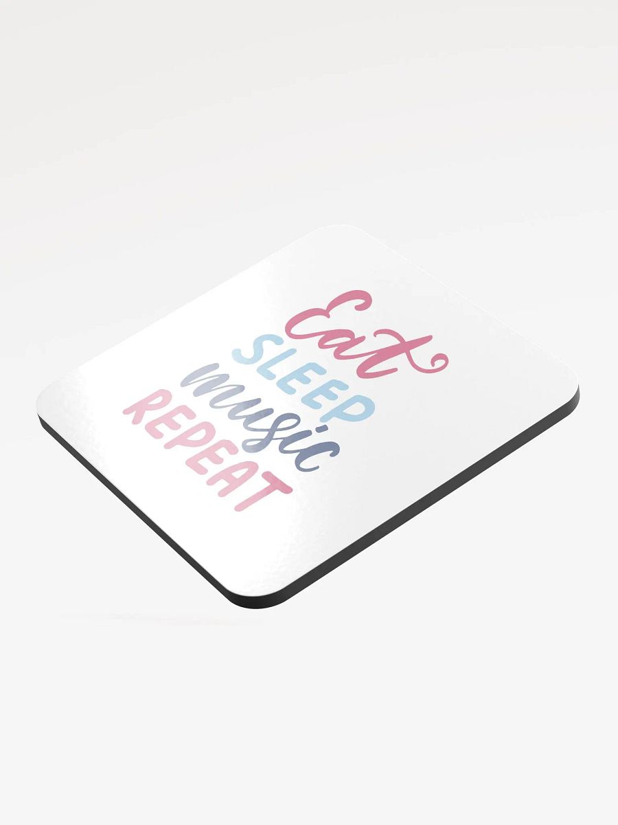 Eat Sleep Music Repeat Cork Coaster product image (3)