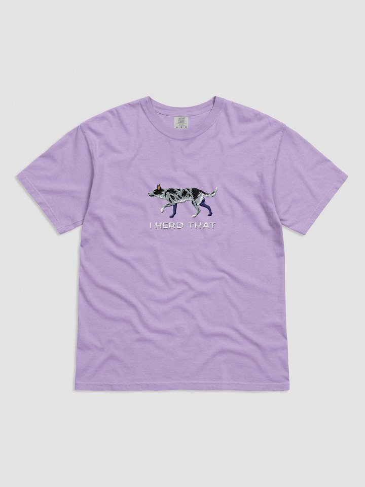 I Herd That T-Shirt(Embroidered) of an Australian Koolie(Blue Merle) product image (51)