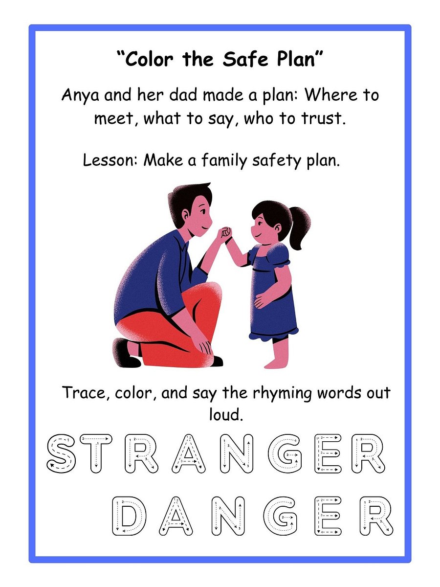 Stranger Danger Detective Printable product image (5)