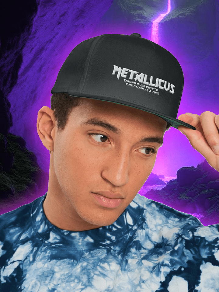 THE UNOFFICIAL METALLICUS TRUCKER HAT [BLACK / RED] product image (1)