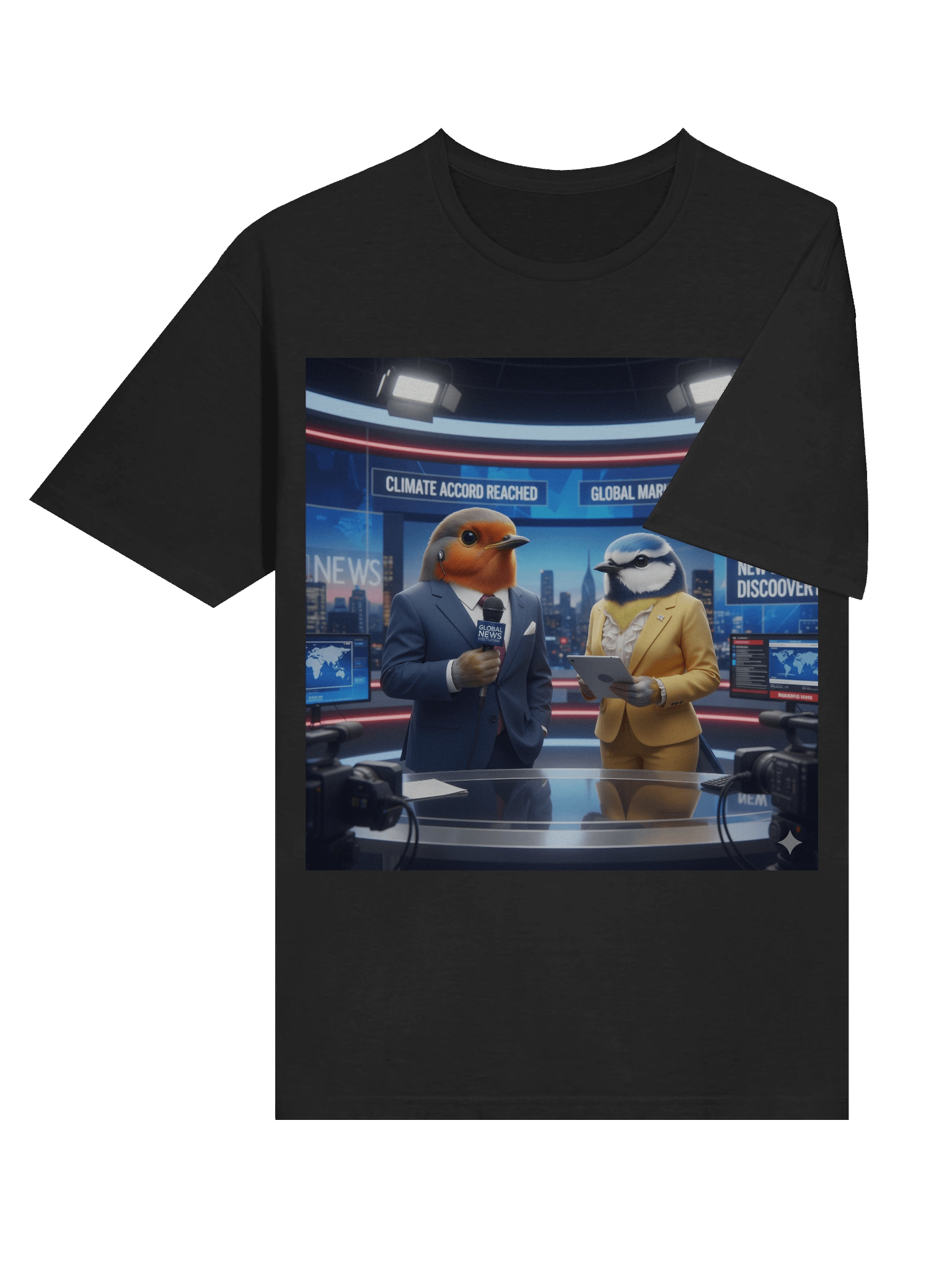 News Anchors of the Avian World T-Shirt product image (46)
