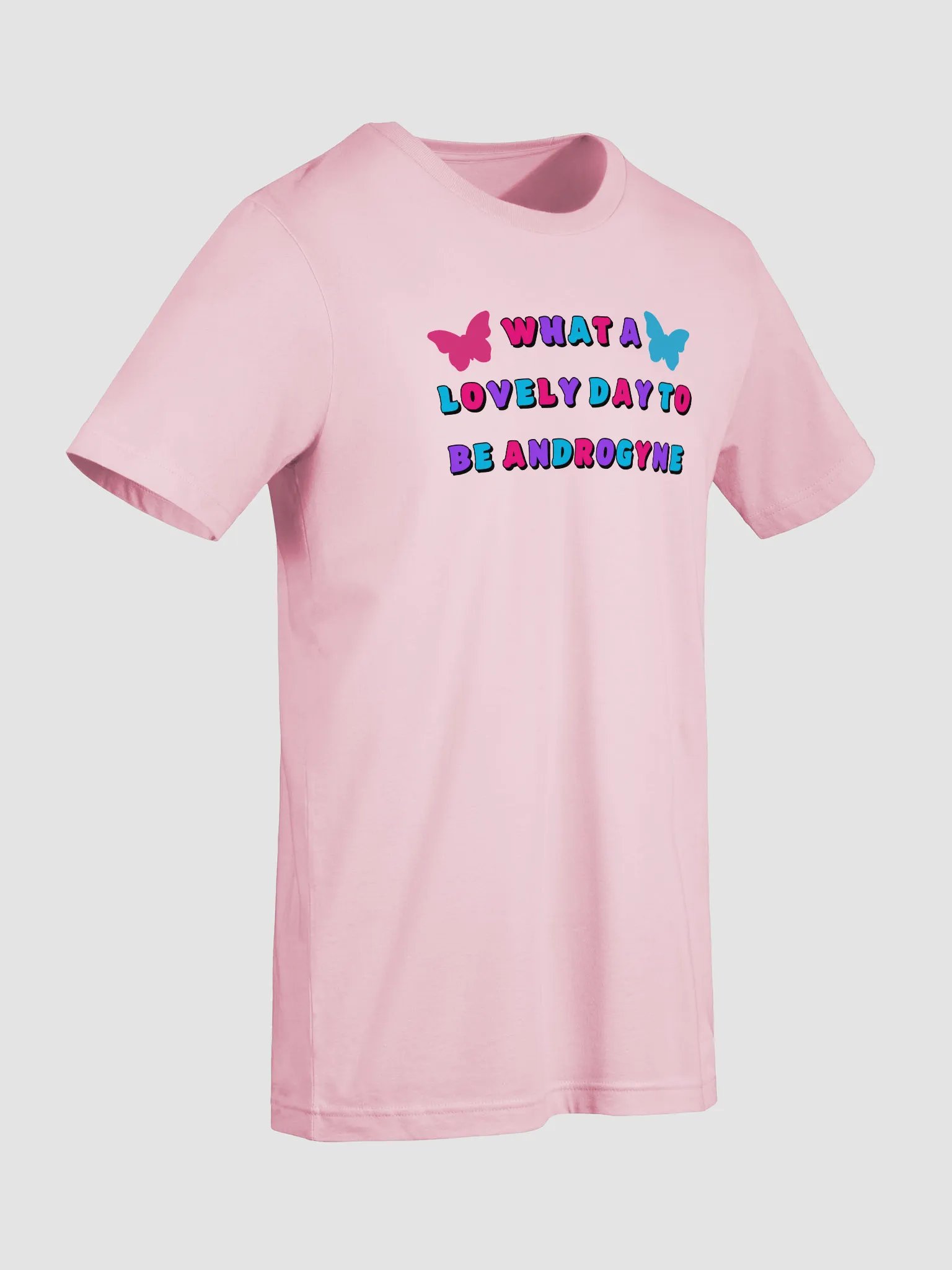 what a lovely day to be androgyne t-shirt product image (7)