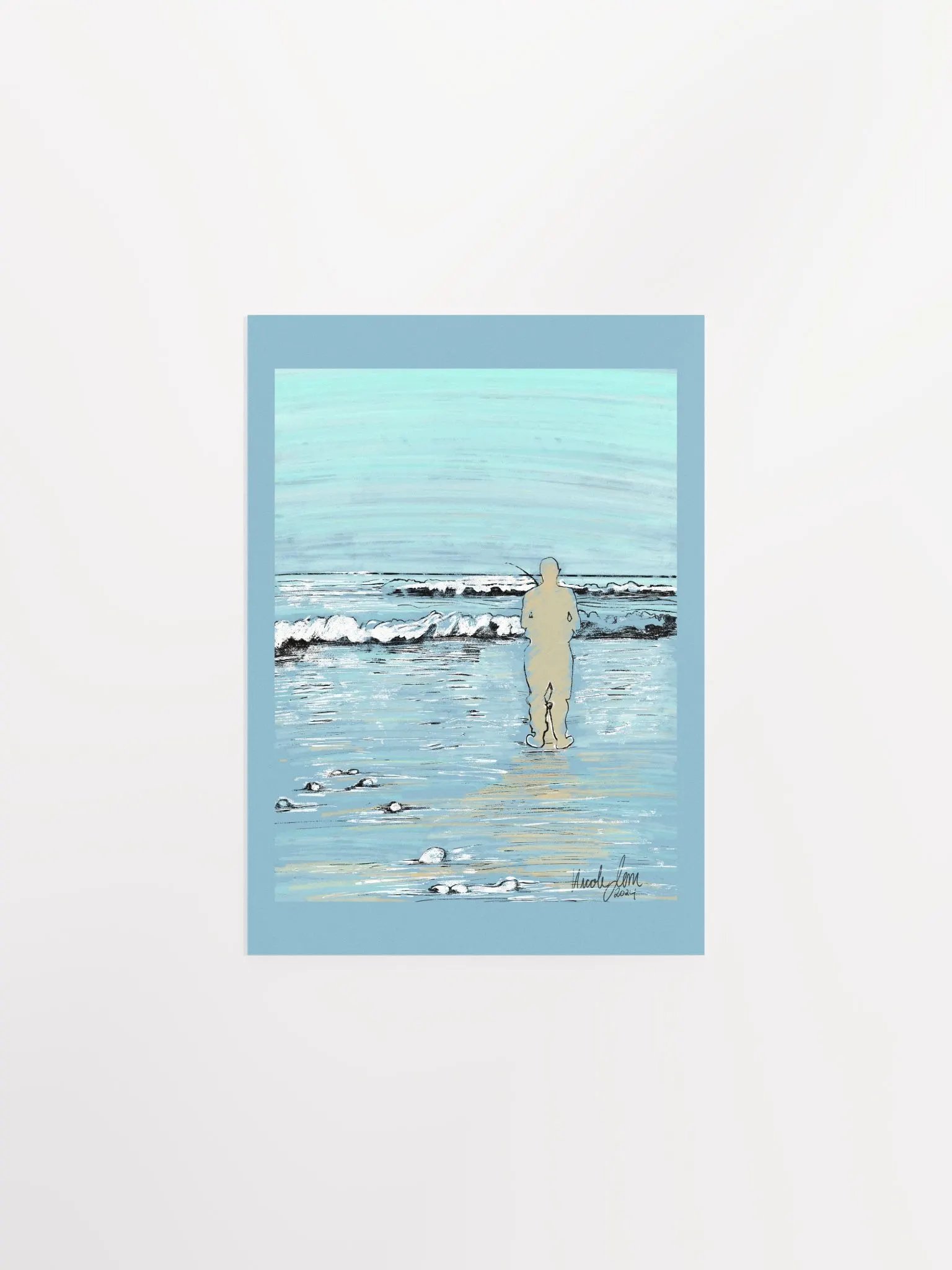 Ocean Serenity Matte Poster product image (3)