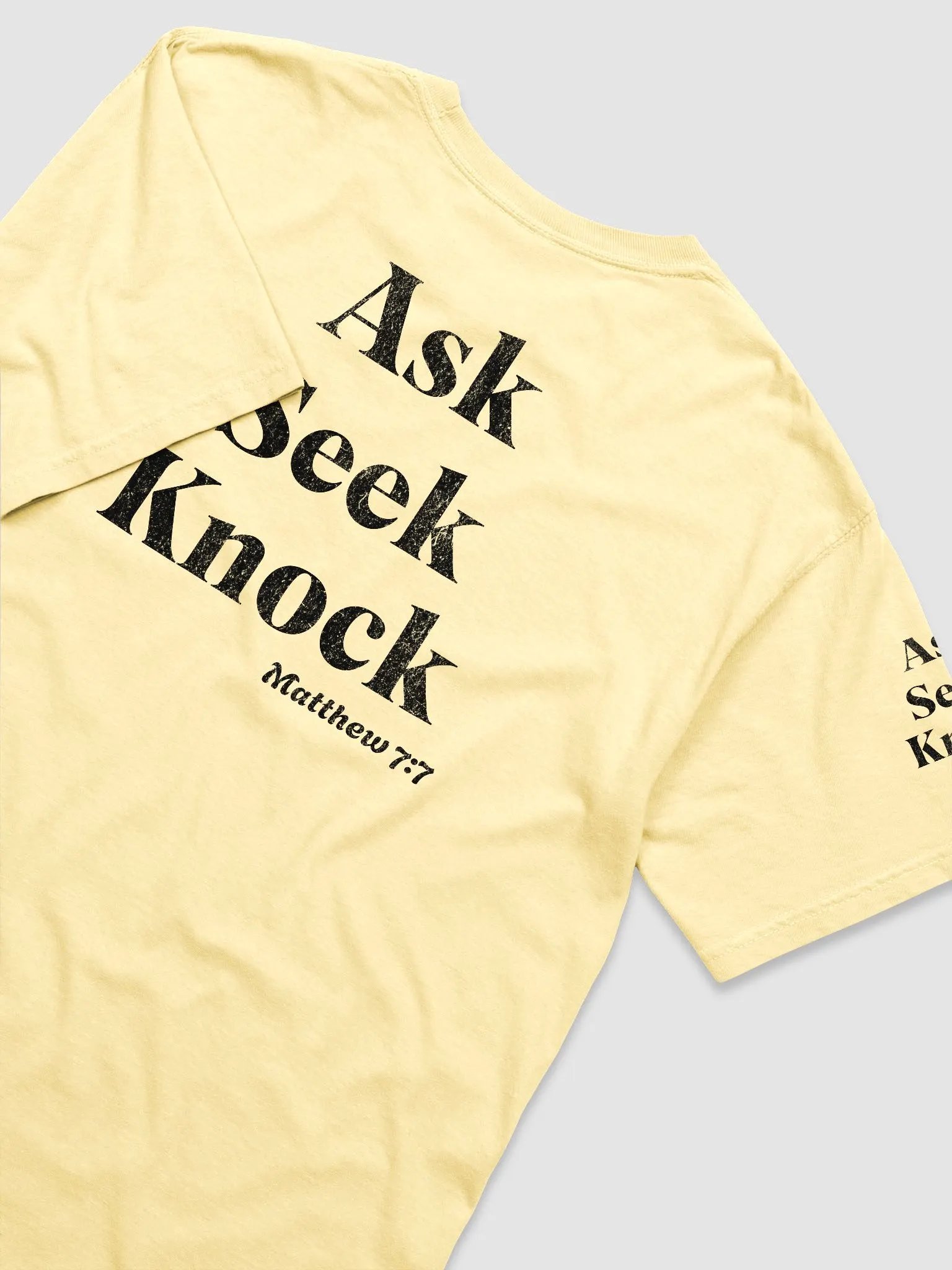 Ask ,Seek And Knock Tee product image (30)