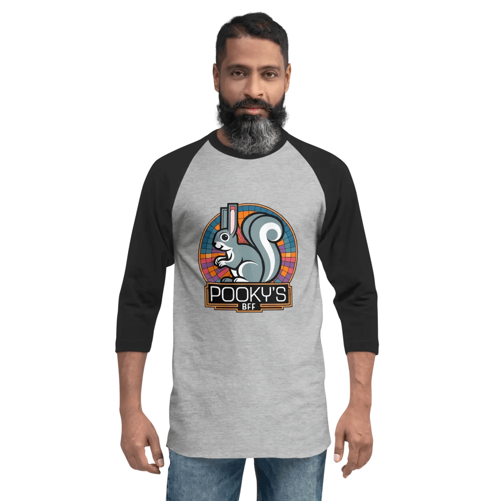 Pooky's BFF ¾ Sleeve Raglan Tee product image (2)