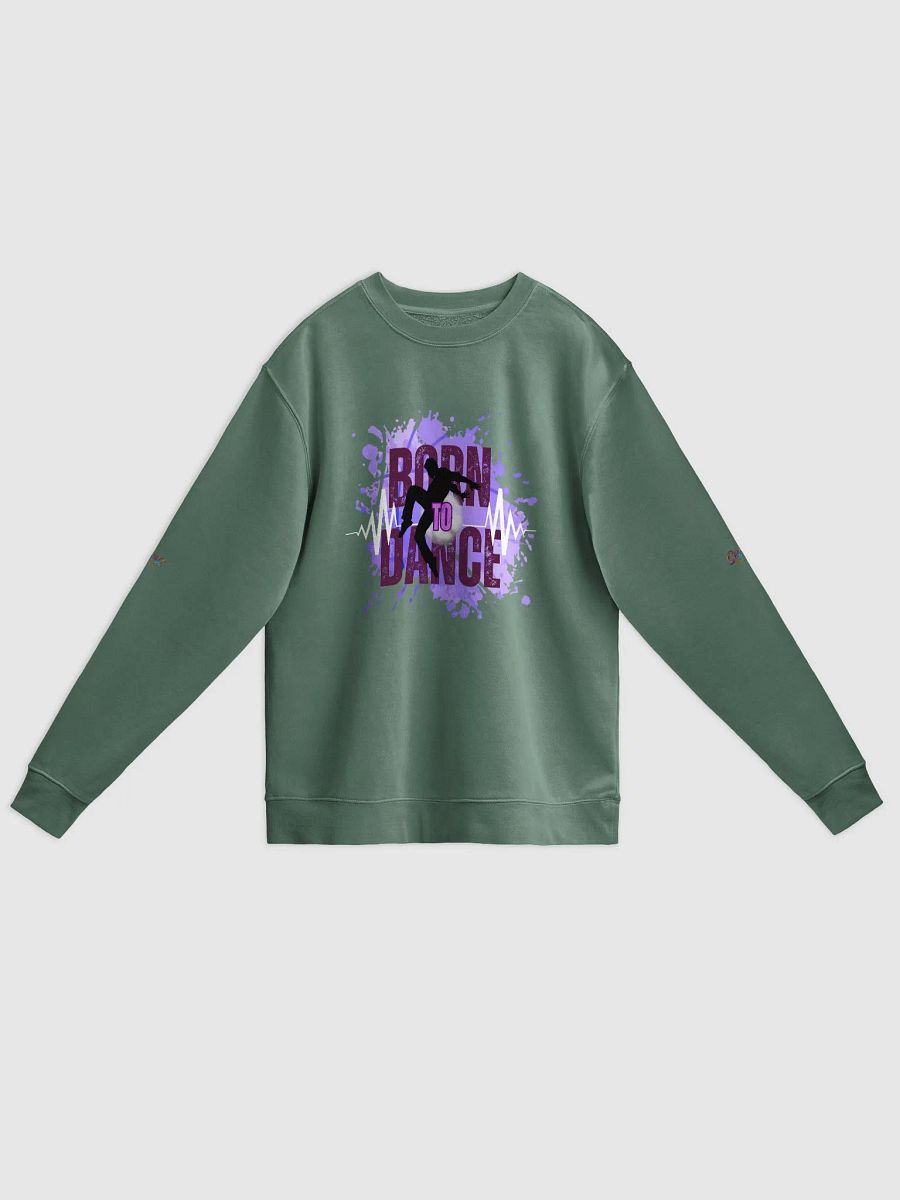 Born to Dance His Silhouette Unisex Pigment Dyed Sweatshirt product image (5)