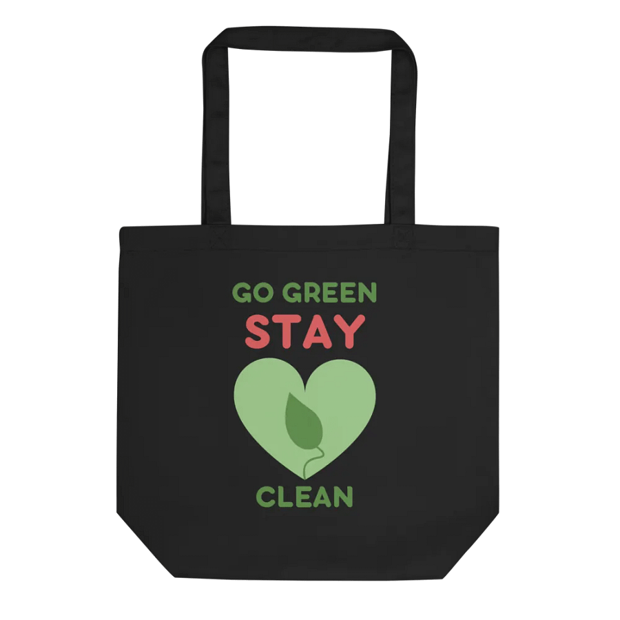 Green Heart Eco Tote Bag product image (1)