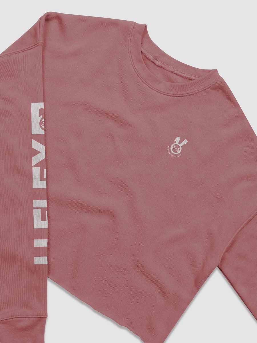 U Flex Bella Women's Fleece Crop Sweatshirt product image (2)