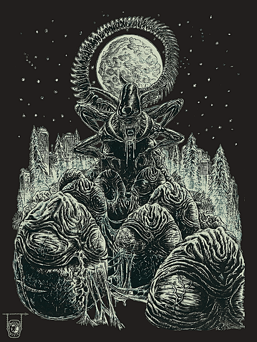 The Alien- Art Print 1/2 product image (1)