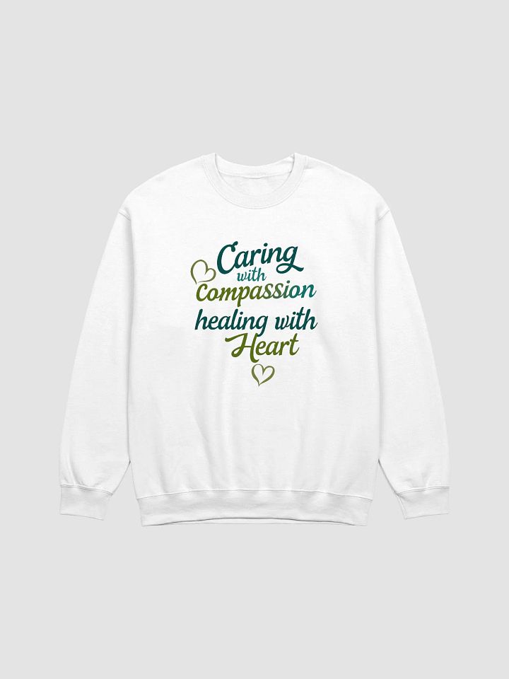 Compassion and Heart Crewneck Sweatshirt product image (4)